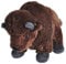 Wild Republic 10856 10848 Republic Plüsch Bison, Cuddlekins Kuscheltier, Plüschtier, 20cm, Brown