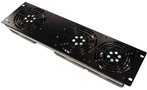Kit Ventilateur pour Rack Serveur 19 3U avec 3 Fans Fixer au châssis - RackMatic
