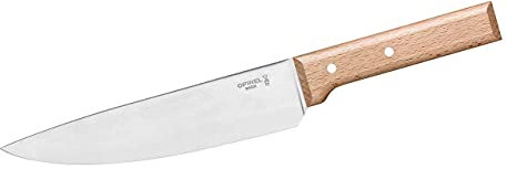 Opinel 1818 Parallele Chefmesser Messer, Buchenholz, Mehrfarbig, One Size