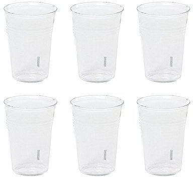 Seletti Estetico Quotidiano - Set 6 Bicchieri Trasparente