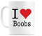 WeDoMugs I Love Boobs 11oz Coffee Tea Ceramic 11oz Coffee Tea Gift Mug Cup