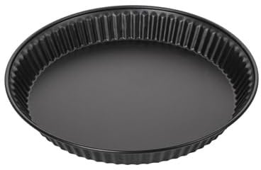 Zenker QuicheformSpecial – Hochwertige Backform, 280 x 280 x 40 mm, 1200 ml, Hitzebeständig bis 230°C, 5 Jahre Herstellergarantie, Schwarz