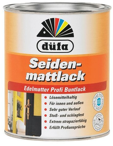 Düfa Seidenmattlack Eldematter Profi Buntlack 750 ml , Farbe (RAL):RAL 6002 Laubgrün