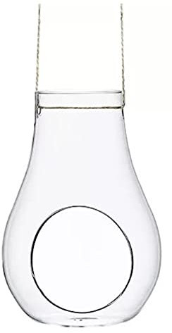 Partydeco Behälter aus Glas mit Schlaufe