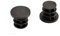 2 Stück Fahrrad Lenker Stopfen MTB Trekking Bike End Kappen Kunstoff Bar End Cap