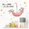 Little Deco Wandtattoo Babyzimmer Hasen & Spruch Bis zum Mond I 81 x 43 cm (BxH) I Regenschirm Kinderbilder Deko Kinderzimmer Mädchen Aufkleber Sticker DL207-1