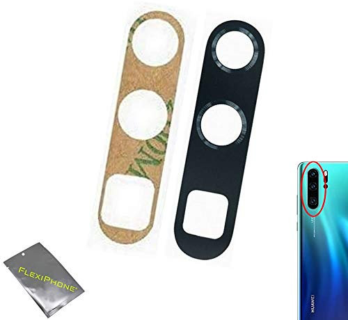 FLEXIPHONE Lentille en Verre Compatible Huawei P30 Pro pour Caméra Arrière Appareil Photo avec Adhésif pré-installé - Qualité Originale