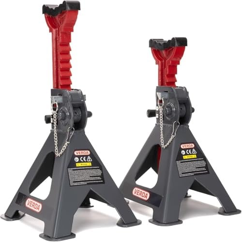 2X Unterstellböcke, 3T, 300-430mm, GS Zertifiziert & Sicherung, Gummi, Stützböcke, ABSTELLBÖCKE Abstützbock 2xBöcke PKW Wagenheber Werkstattstände Profi Reifenwechsel Abstellbock