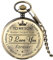 CokinkiDs Zu Meinem Sohn Taschenuhr für Jungen Kinder Römische Zahlen Display Kette Halskette Anhänger Der größte Vater zu Meinem Sohn Fob Uhr Geburtstag Box