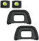 Eyecup Viewfinder Eye Cup for Nikon D750 D7100 D7200 D7000 D610 D600 replacement DK-23 Eyepiece Cover & Bubble Spirit Level Hot Shoe Cover (2+2 Pack)