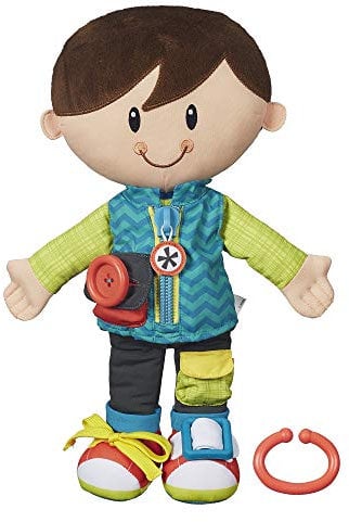 Playskool Classic Anziehspaß-Freunde (Junge), Activity Plüschpuppe für Kleinkinder ab 2 Jahren - Exklusiv bei Amazon