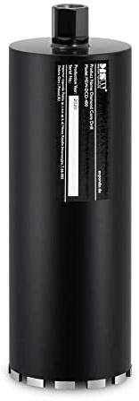MSW Scie Trépan Diamant Cloche Béton Diamantée Mèche Emporte-Pièce Foret Pour Carotteuse Carottage À Trous MSW-DCD-400 (ø 152 mm x 400 mm, Raccord 1 ¼ (G 1), Voie Sèche Et Humide, Dureté 96,3 HRB)