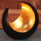 Halbmond Kerzenhalter Schwarz Gold Moon Ostern Muttertag Deko