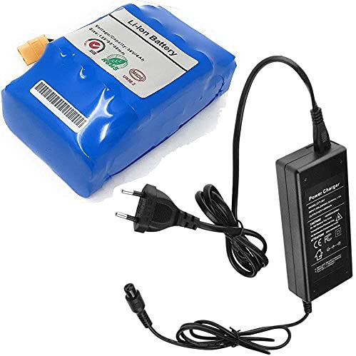 Planet Shop Kit Batteria A Litio 36V 4400 mAh Per Ricambio Hoverboard Balance + Alimentatore