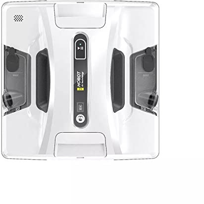 fit4form, robot pulitore per le finestre “Hobot 2S”, con sistema a spruzzo ad ultrasuoni, dotato di 2 camere d'acqua, telecomando e assistente vocale (lingua italiana non garantita)