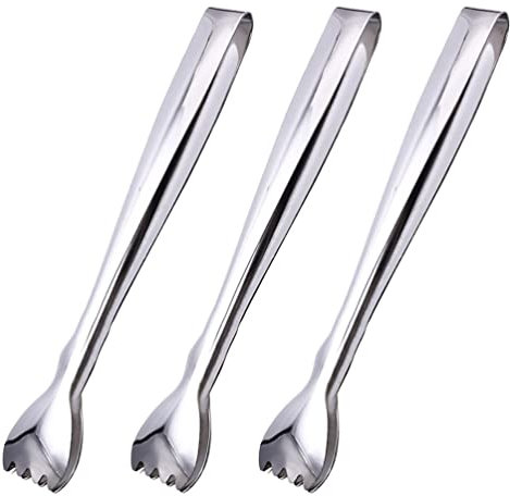 Kichvoe 3stücke Handtuchklammern Für Restaurants Zuckerwürfelzange Obstzange Dicke Zange Eiswürfelklammern Vielseitig Einsetzbar Als Zucker Und Lebensmittelhalter Robust Und Langlebig
