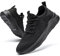 CAIQDM Damen Turnschuhe Sneaker Schuhe Damen Sportschuhe Laufschuhe Tennisschuhe Outdoor Running Damen Walkingschuhe Straßenlaufschuhe rutschfest Atmungsaktiv Leichtgewichts Schwarz 39
