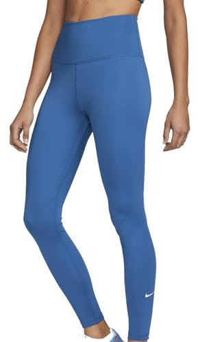 Nike Damen One Leggings, Industrial Blue/White, M EU