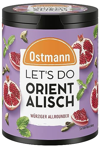 Ostmann Gewürze - Let's Do Orientalisch | Gewürzzubereitung für Couscous, Reis- oder Fleischgerichte | Würziger Allrounder mir Kreuzkümmel, Zimt und Koriander | 60 g in recyclebarer Metalldose