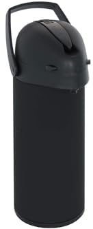 Edelstahl Pump-Thermokanne 1,9 Liter schwarz Ø 13 x H 36,5 cm Kaffeekanne