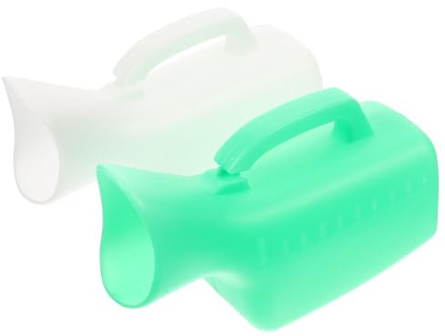 WOFASHPURET Botella De Orina Para Mujeres Urinario Femenino Portátil De Plástico Ideal Para Viajes Y Acampadas Botella De Orina Reutilizable Con Buen Sellado 1000 Ml