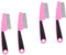 FRCOLOR 4piezas Peines Inoxidable De Dientes Para Dandruff Peine Portátil Para Cuidado Del Cabello De Adultos y Antipiojos