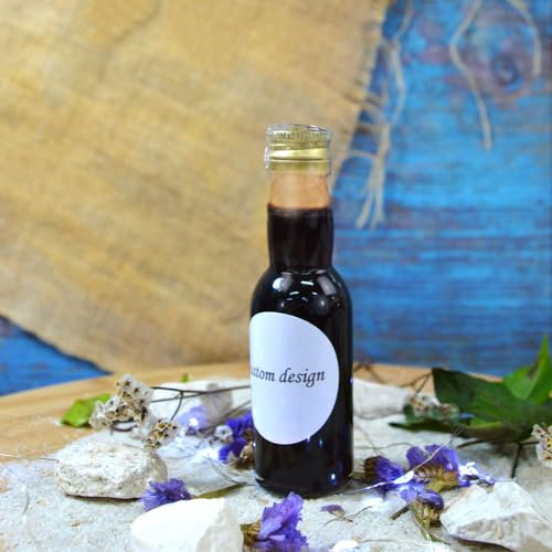Mini Botella de 40 ml de vino de Oporto con caja y etiqueta personalizada - Recuerdo de boda y bautismo | Lindonette | Regalo de boda de invitados | Botella pequeña de alcohol