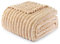 Exclusivo Mezcla Kuscheldecke Flauschig Fleecedecke Flanell Decke, Leichte und Warme Sofadecke Couchdecke für Ganzjahreszeit, 150 x 200 cm Beige
