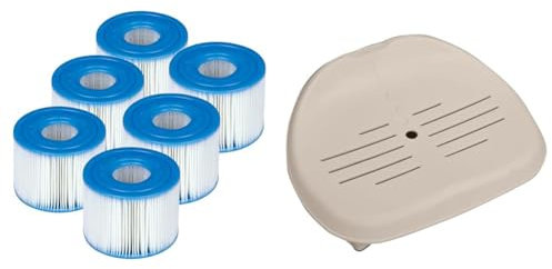 Intex lot de 6 cartouches pour PureSpa & siège Pure Spa