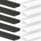 INNOVATE 5 x 2m LED Schiene - Aluminium Profil - Aluprofil für LED Stripes/Streifen - LED Kanal - ALU Leiste - 2000mm x 17mm x 7mm (Alu Profil schwarz inkl. milchiger Abdeckung für LED Stripe)
