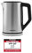 Gastroback Design Cool Touch Kettle, 1.5L, Stainless Steel, Boil Dry Protection, Fast Heating, Ergonomic Handle, Makes 6 Cups, Auto Shut Off, Soft Opening Lid - 62436, Silver
