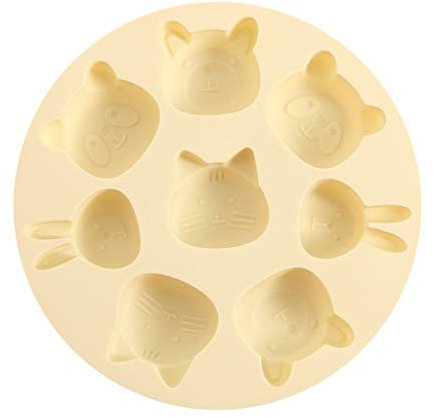7 stampi in silicone cartone animato per torte e biscotti