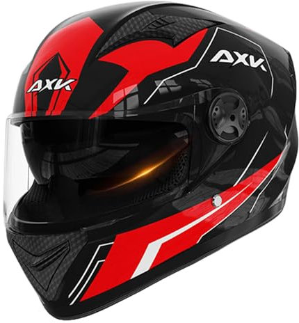 Generisch Motorradhelm Für Erwachsener | Motorrad Integral Helm | Integral Motorradhelm Modische | Doppelvisier Motorrad Kopfbedeckung Leichte für Moped-Cruiser
