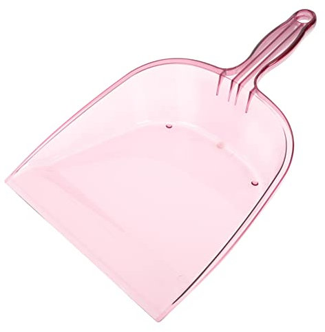 PLAFOPE Kompakte Küchenkehrschaufel aus Kunststoff, Leicht, Rosa, Desktop