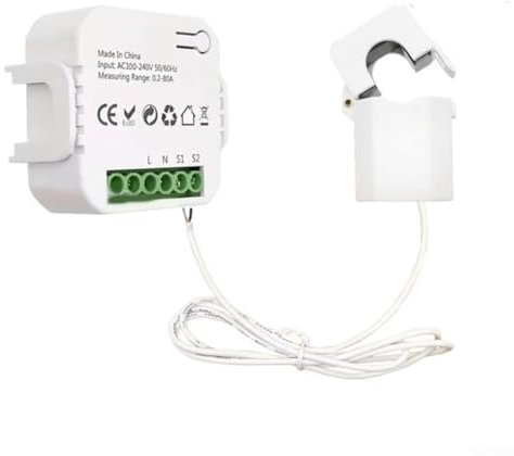 Smart Meter Monitor di energia, trasformatore di corrente di potenza Monitor 80A compatibile per Tuya e Zigbee Energy Meter (1CT)
