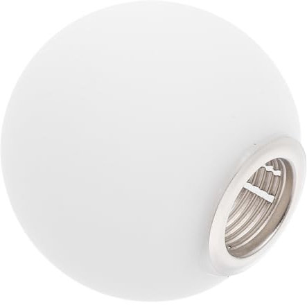 Cabilock Ersatz Lampenschirm aus gefrostetem Glas - Ersatzglas als Lampenschirm, Kugelförmig Ø60 mm Antireflex für Pendel-/Decken-/Stehlampen, Milchweiß Minimalistisch (Einfache Montage)