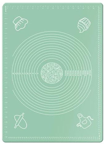 GkgWuxf Tapis à pâtisserie antiadhésif, planche à pâtisserie en silicone - Tapis de cuisson à rouler en silicone de qualité alimentaire | Tapis à rouler la pâte en Silicone, tapis de cuisson à rouler