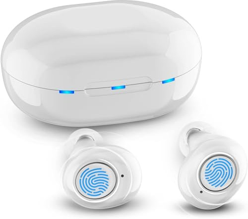 JINGHAO - Amplificadores de sonido recargables (2 unidades), color blanco