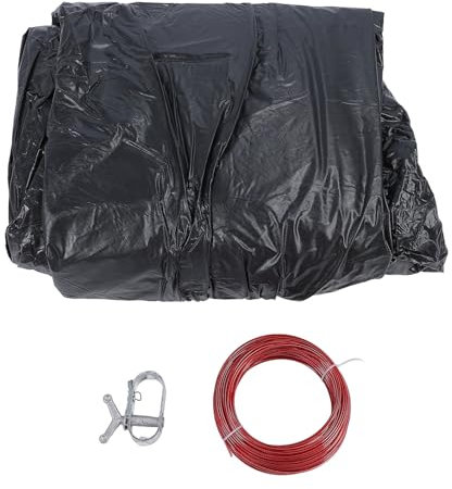 Cubierta de Piscina para Piscinas Elevadas, Cubierta Redonda de Invierno, Protector de Piscina para Uso Doméstico Al Aire Libre (457x457cm/179,9x179,9 pulgadas)