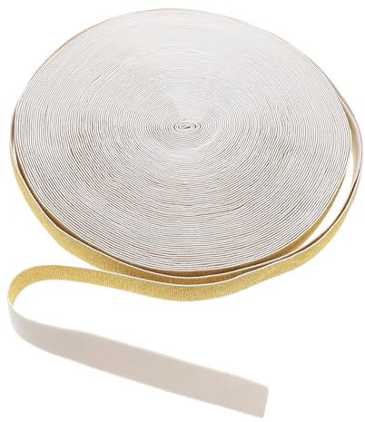 Tofficu Glitzer Gummiband Strickbund Elastisch Webgummiband Zum Nähen Elastisch Strickband Für Kleidung Accessoires Metallisch Funkeln Dekorativ Ornament