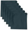 Linendo Leinenservietten, 100% reines Leinen, Marineblau, 38 x 38 cm, 6 Stück, europäischer Flachs, Servietten aus Leinen, Waschbar Wiederverwendbar Stoffservietten