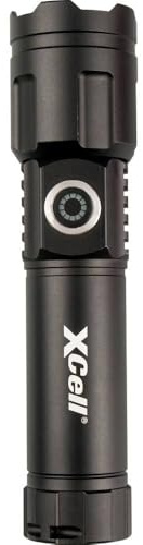 XCell Lunalux Slim LED Taschenlampe mit Holster, mit Handschlaufe, mit Stroboskopmodus akkubetrieben 400 lm 11.5 h 150