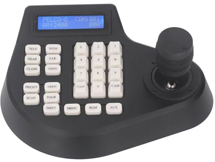 Torvex PTZ Controller, Analogkamera Joystick Controller Dome -Kamera -Tastatur mit -Steuerung