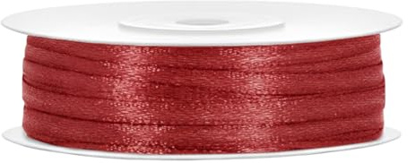Satinband Auswahl aus 37 Farben und 6 Breiten 3mm 6mm 12mm 25mm 38mm 50mm Dekoband als Deko für Hochzeit. zum Basteln. als Geschenkverpackung