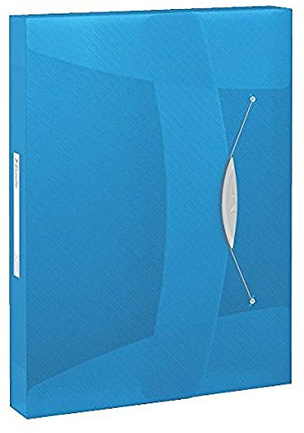 Esselte 624047 Ablagebox VIVIDA, A4, PP, 40 mm, blau