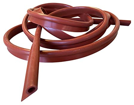 StoveGaskets.com Silikon-Tadpole Dichtung, P-Dichtung, 3,6 m, für BBQ Smoker Türdichtung 7/16 x 15/16 x 3,6 m