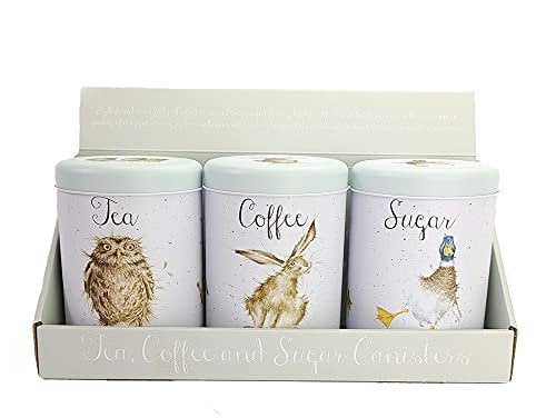 Wrendale Tea, Coffee and Sugar Cannisters