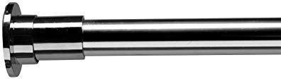 Croydex AD100100 Stick 'N' Lock Plus Easy to Fix Extendable Shower Cubicle Telescopic Rod with 22 mm Tube, Aluminum, Chrome