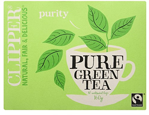 Clipper Pure Green Tea 80 Unbleached Bags, 160g