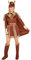 dressforfun Frauenkostüm Wikingerchefin | inkl. Gürtel + Wikinger Hut und Stiefel - und Armstulpen (L | Nr. 301356)